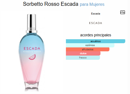 SORBETTO ROSSO / ESCADA 