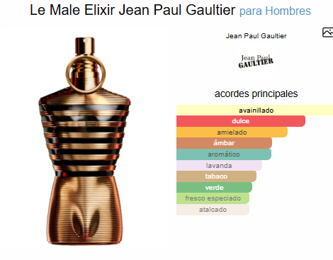 LE MALE ELIXIR / JEAN PAUL