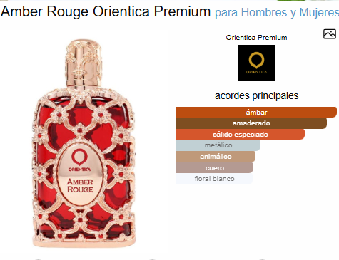 AMBER ROUGE / ORIENTICA 